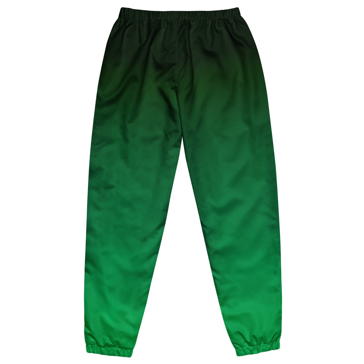 Gradient Black to Green Unisex track pants