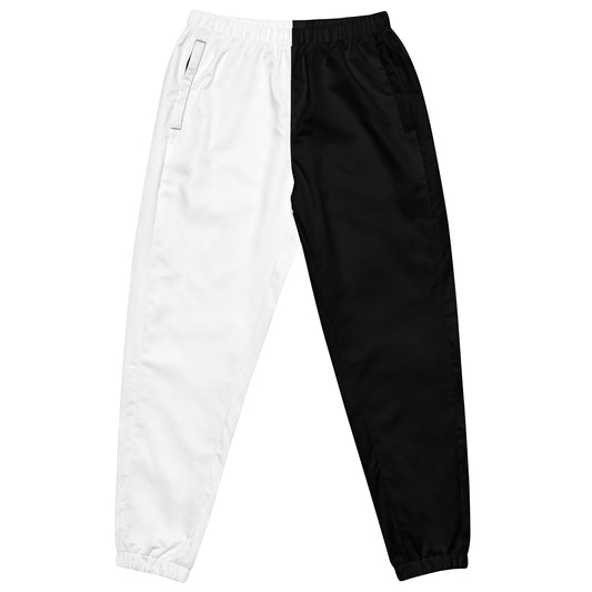2 Tone Black and White Unisex track pants