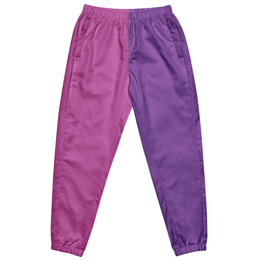 2 Tone Pink and Purple Unisex track pants