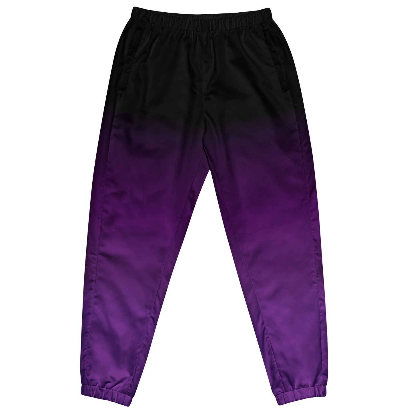 Gradient Black to Purple Unisex track pants