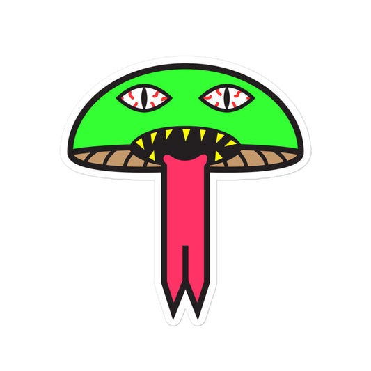 Mini Mushroom Monster Sticker