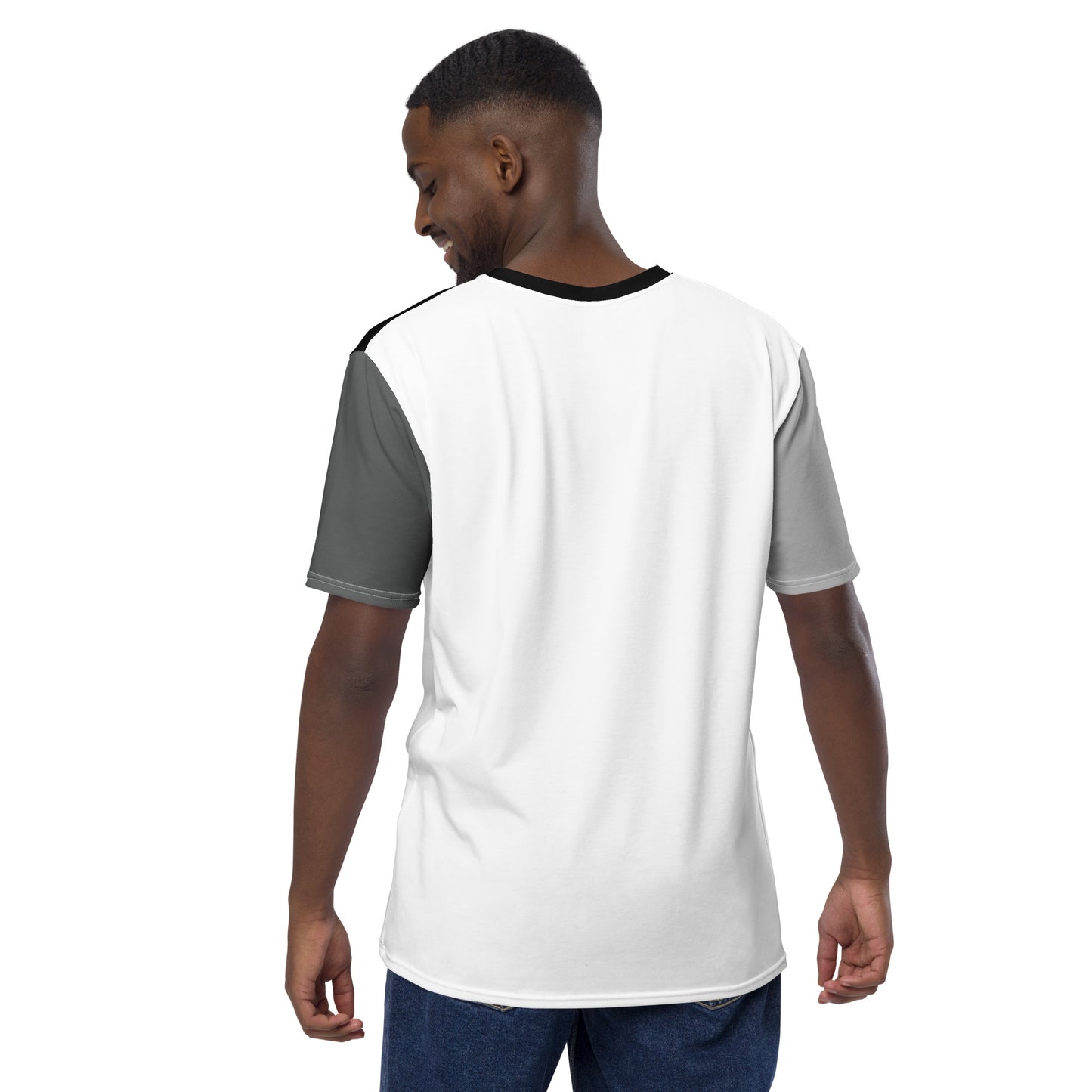 Classic Color Blocking Grayscale Men's t-shirt