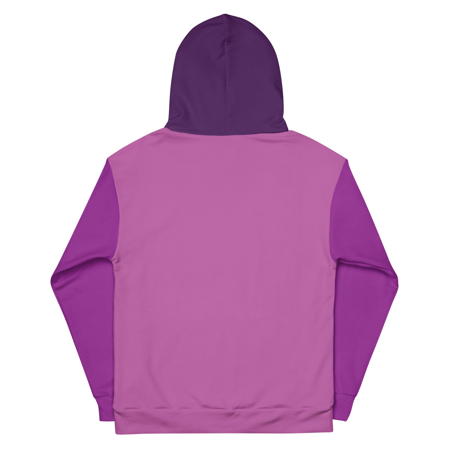 Classic Color Blocking Pink/Purple Unisex Hoodie