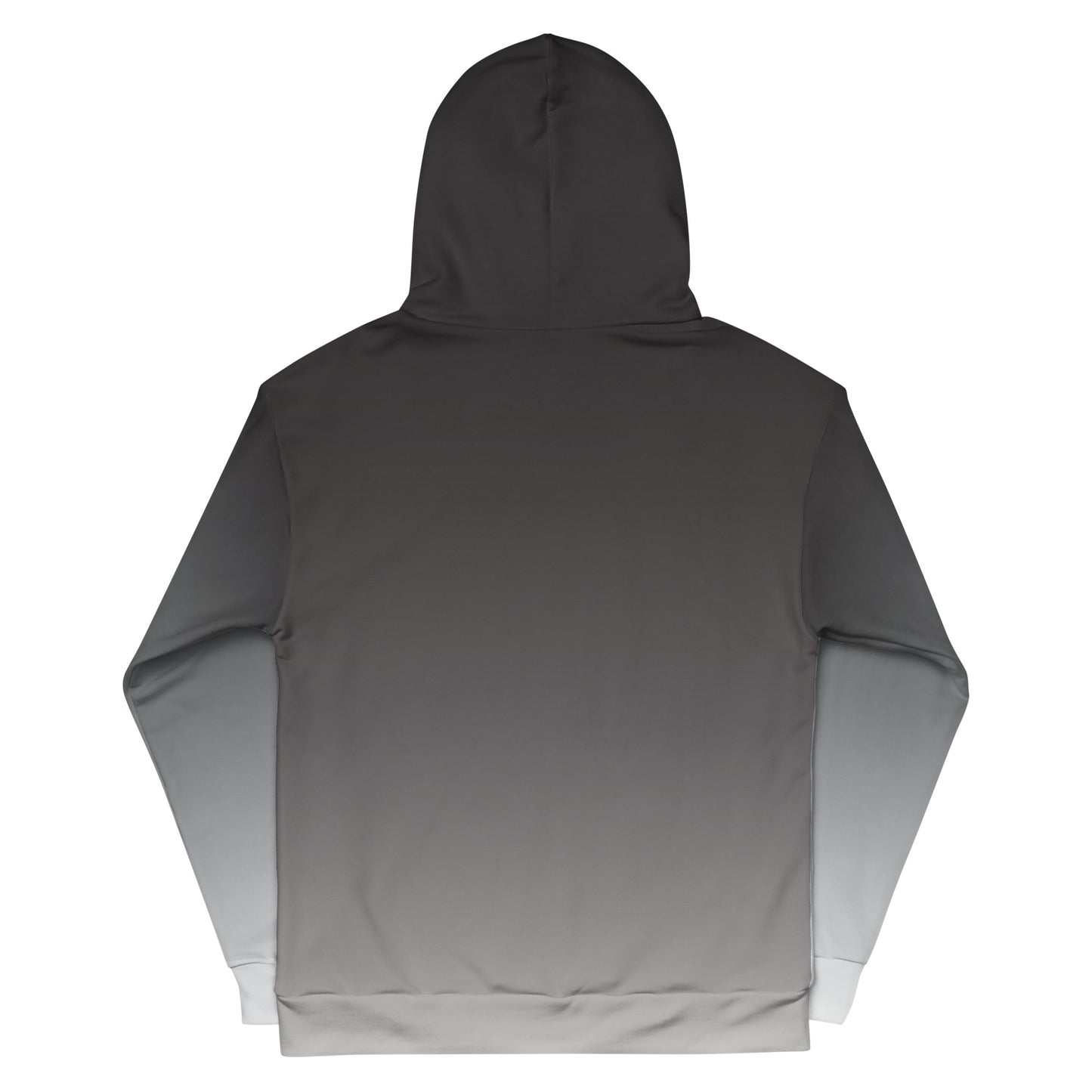 Gradient Black to White Unisex Hoodie