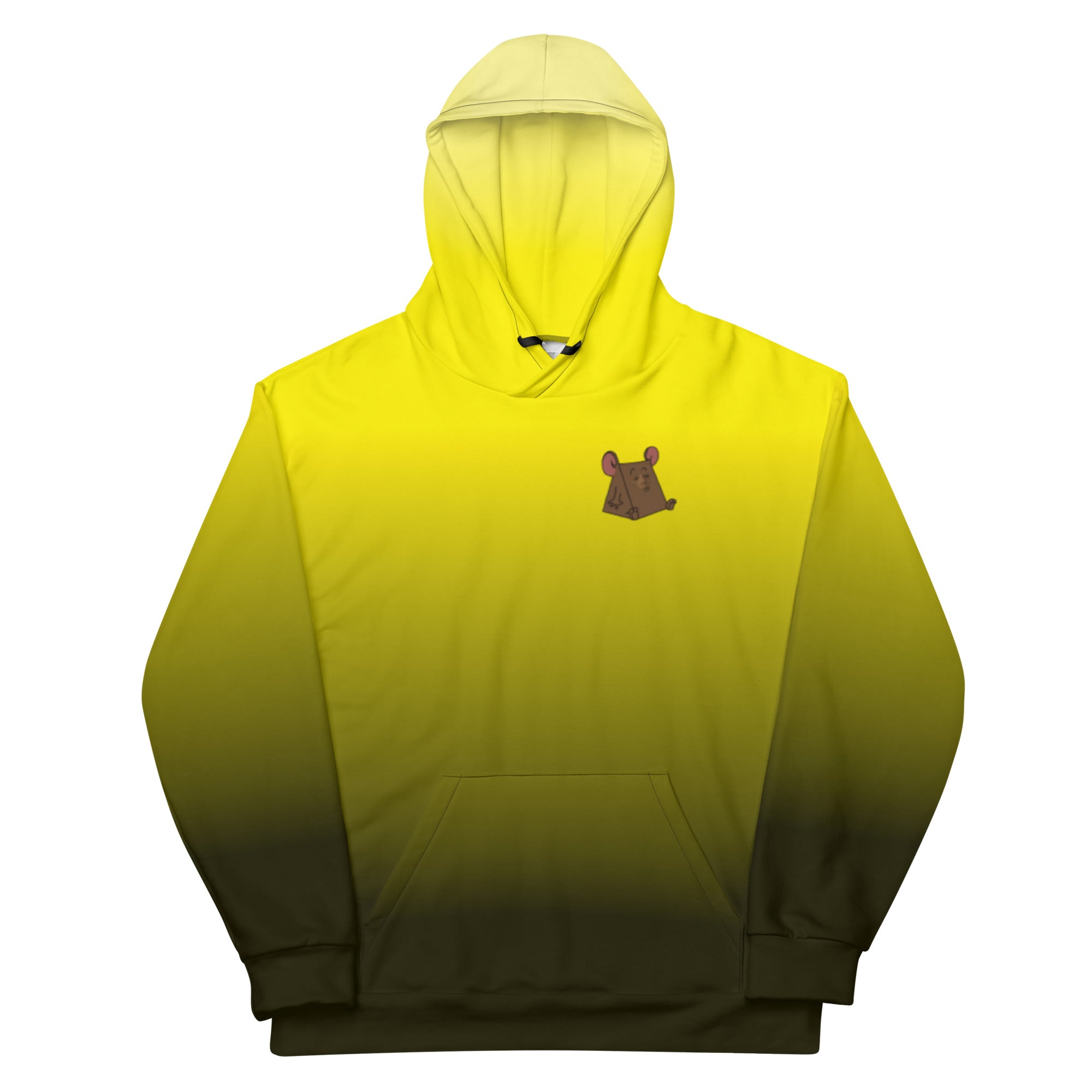 Long yellow hoodie hot sale