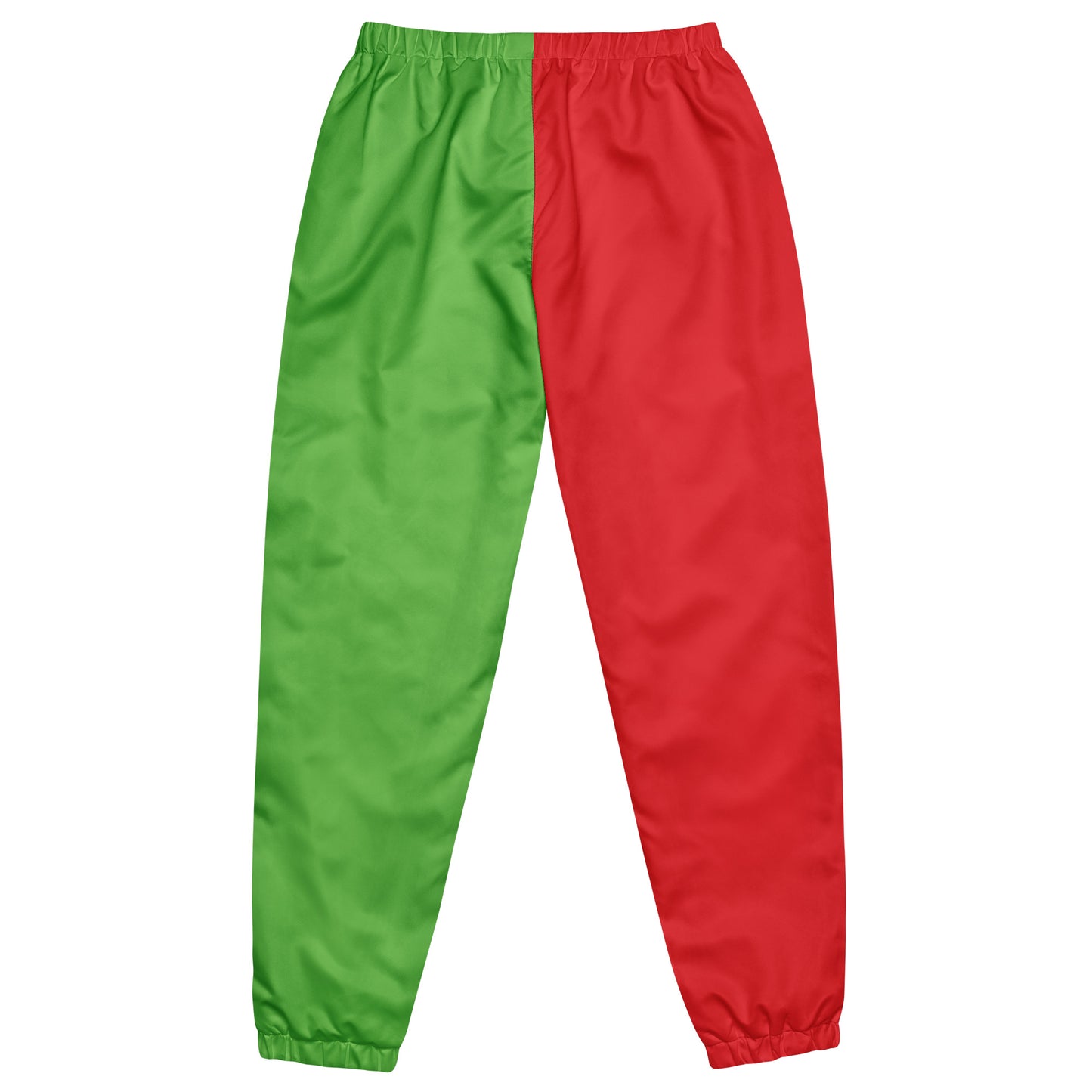 2 Tone Red and Green Unisex track pants