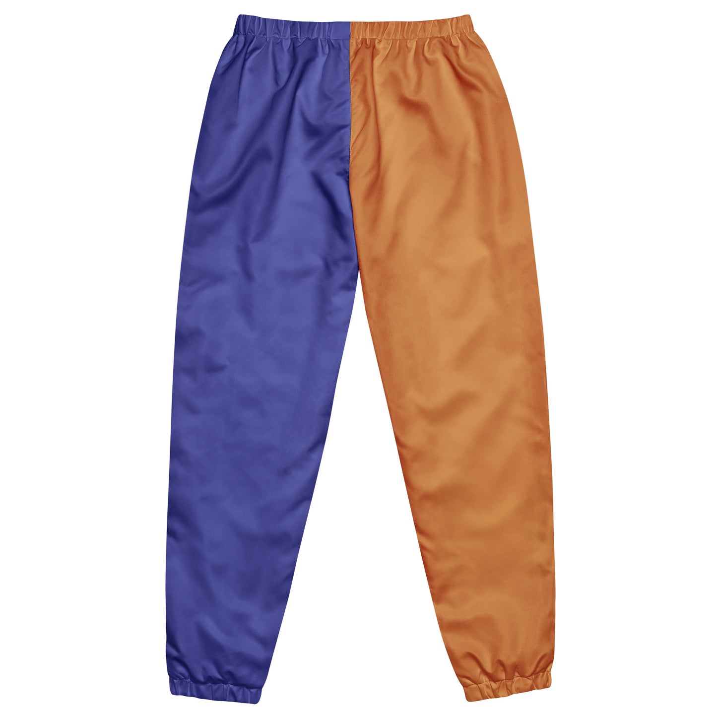 2 Tone Orange and Blue Unisex track pants