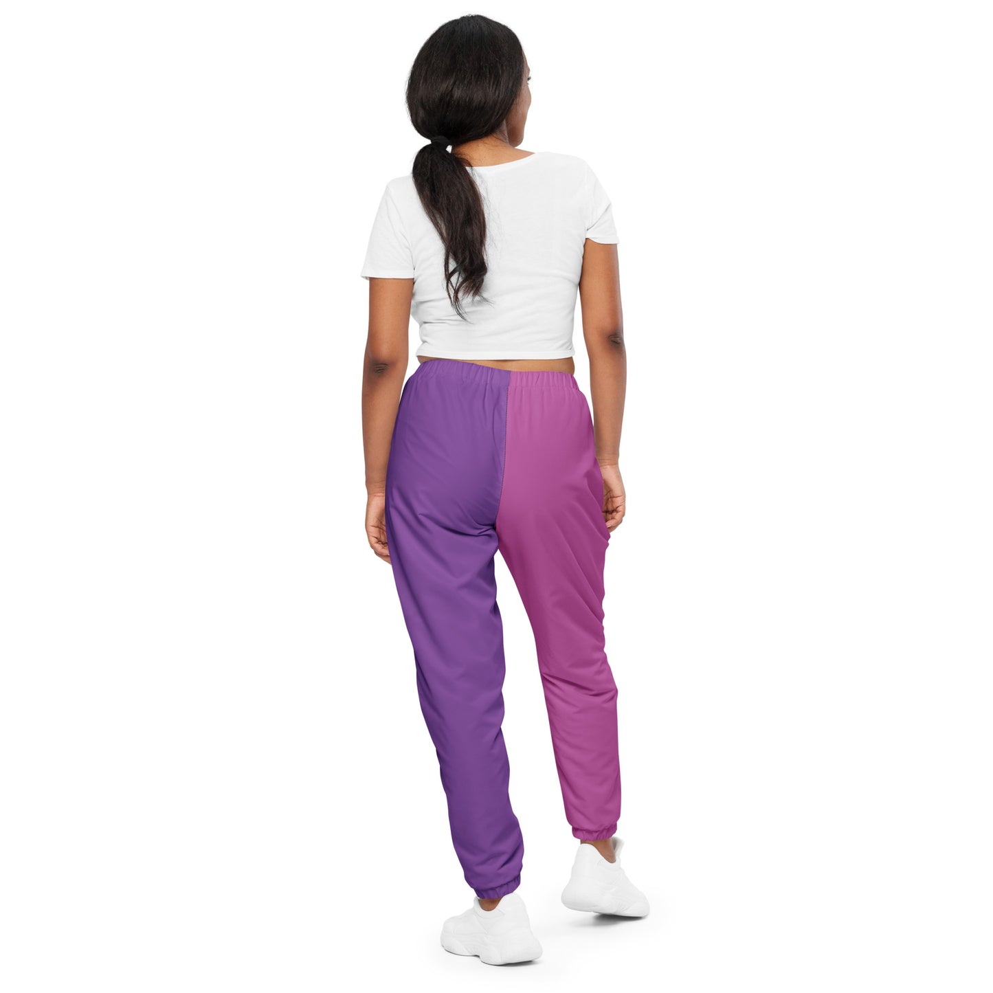 2 Tone Pink and Purple Unisex track pants