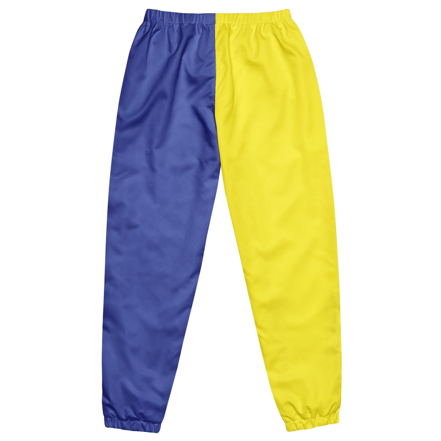 2 Tone Yellow and Blue Unisex track pants