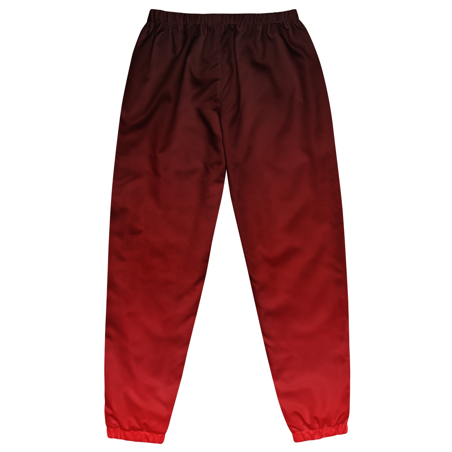 Gradient Black to Red Unisex track pants