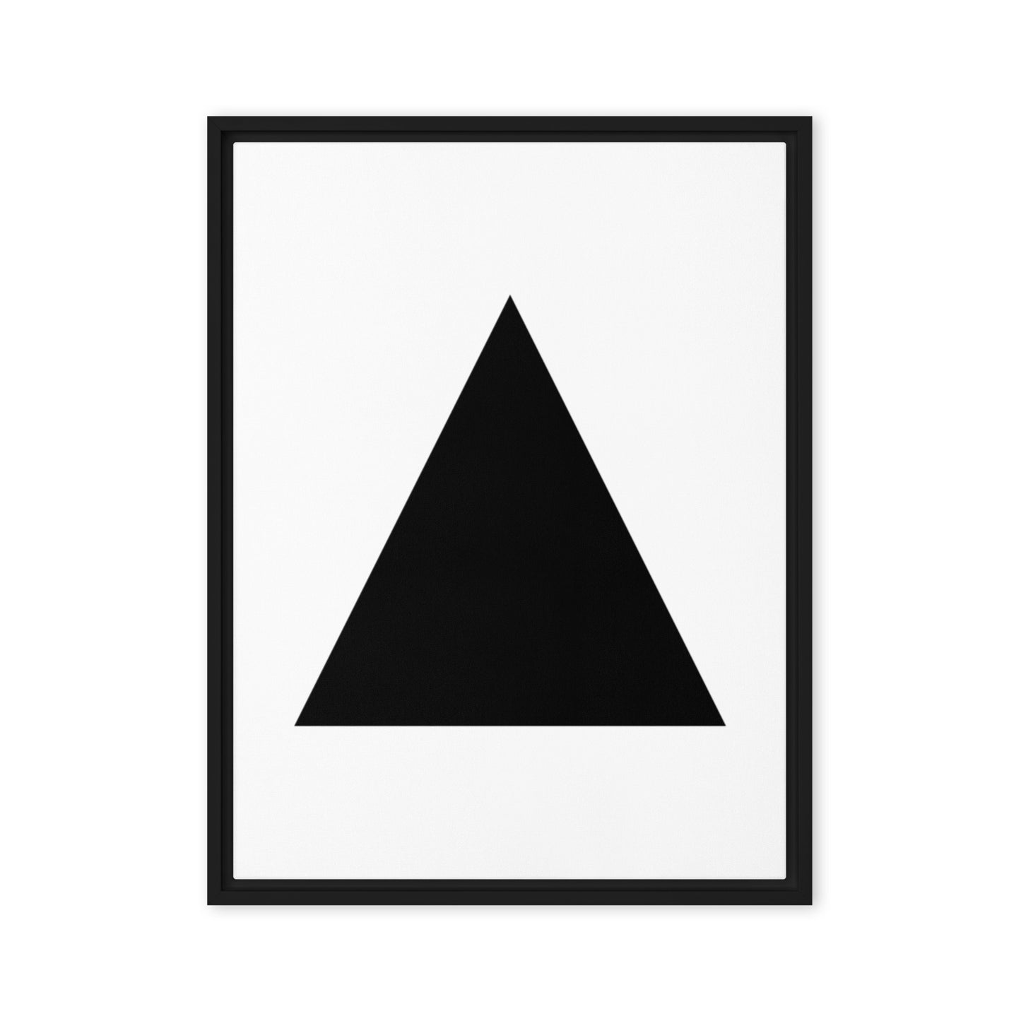 Black Triangle #26 Framed